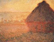Meule,Soleil coucbant, Claude Monet
